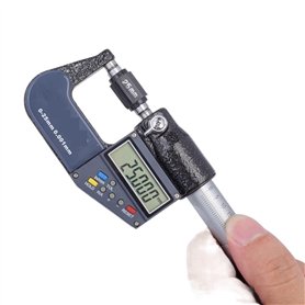 JMORCO Micrometre Micromètre électronique 0.001mm 0-25mm micromètres extérieurs numériques micromètre Pied à Coulisse jauge Poin