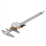 01 mm 0-150 mm 6quot; Calibre à Cadran Vernier Pied à Coulisse Règle Pied à Coulisse