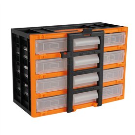 Cogex 72070 Casier de rangement en plastique 4 tiroirs
