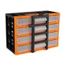Cogex 72070 Casier de rangement en plastique 4 tiroirs