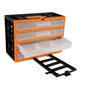 Cogex 72070 Casier de rangement en plastique 4 tiroirs