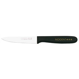 Nogent*** 02039G Couteau d'Office Lame en Acier Trempé/Manche en Polypropylène Noir