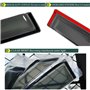 CJYCJY Lot de 4 déflecteurs d'air pour Peugeot Boxer MK4-X290 2015-2025, visières latérales Avant ArrièRe Pare-Pluie Pare-Soleil