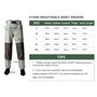 GGNPCWW Combinaison de pêche Cuissardes de Taille for Hommes et Femmes, Pantalons de pataugeoire isolés à 3 Plis, durables, Resp