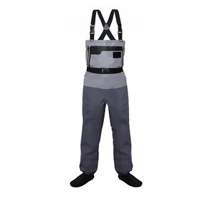 GGNPCWW Combinaison de pêche 5 Couches durables Respirantes imperméables Bas Pied Mouche pêche Poitrine Cuissardes Pantalons for