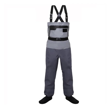 GGNPCWW Combinaison de pêche 5 Couches durables Respirantes imperméables Bas Pied Mouche pêche Poitrine Cuissardes Pantalons for