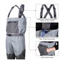 GGNPCWW Combinaison de pêche Bootfoot Poitrine Cuissardes de pêche Respirant imperméable Wader for pêche à la Mouche Chasse SML 
