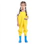 GGNPCWW Combinaison de pêche Cuissardes for Enfants avec Bottes, 4 Couleurs Disponibles, Pantalons de Pluie complets for Jeunes 