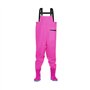 GGNPCWW Combinaison de pêche Cuissardes for Enfants avec Bottes, 4 Couleurs Disponibles, Pantalons de Pluie complets for Jeunes 