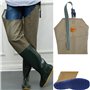 GGNPCWW Combinaison de pêche Pantalon de pêche Respirant en Caoutchouc for Hommes, Cuissardes imperméables, Salopette de Travail