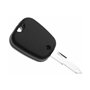 Jongo - Coque de Clé avec Lame Compatible avec Peugeot 206 | Boitier Clef Plip Voiture Utilitaire Télécommande 2 Boutons