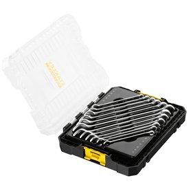STANLEY - COFFRET CLÉS MIXTES STAKBOX M - JEU DE 12 PCS - FATMAX - FMMT98104-0