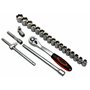 Fischer Darex -Module mousse de 22 outils pour servantes d'atelier composé de douilles 1/2" et accessoires