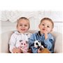 Gipsy Toys – Peluche Panda « CUTYDOOS Love » – 13 CM – Gris Ardoise avec CŒUR Brode - Cadeau St Valentin ET FÊTE des MÈRES