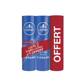 Laino Pro Intense Soin des Lèvres Stick Lot de 2 x 4 g + 1 Offert