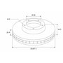 Valeo 186194 Disque de frein Disque de frein huilé 186194 Boîte de 2 disques ventilés Essieu avant [accessoires inclus] Similair