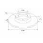 Valeo 186599 Disque de frein Disque de frein huilé 186599 Boîte de 2 disques complet Essieu avant [accessoires inclus] Similaire