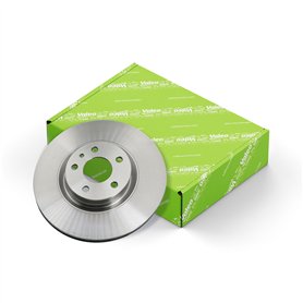 Valeo 186712 Disque de frein Disque de frein huilé 186712 Boîte de 1 disques ventilés Essieu avant [accessoires inclus] Similair