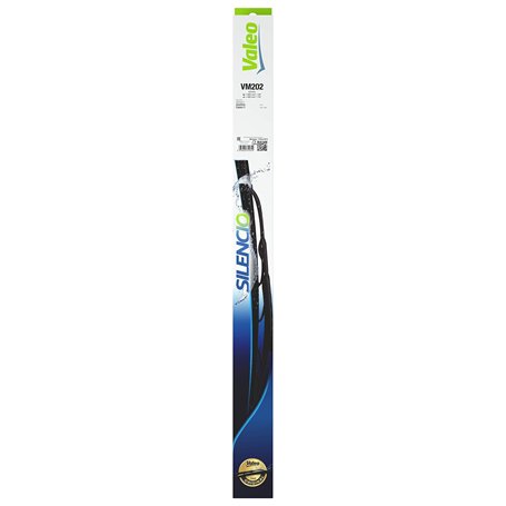 VALEO Silencio Essuie-glace - VM202 - Performance de Nettoyage Kit de Balais d'Essuie-glace Conventionnel avec Jets de Liquide L