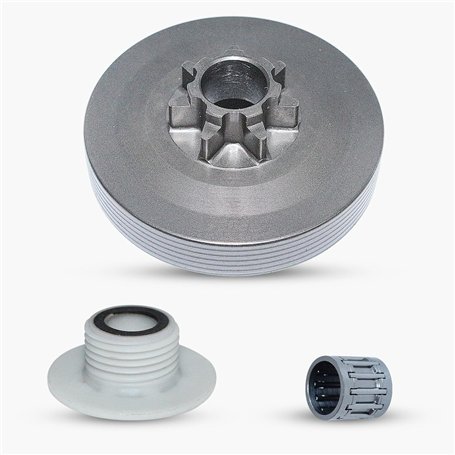 Accessoires d'outils .325-7T Cloche d'embrayage Entraînement Pignon droit Tambour Engrenage à vis sans fin pour tronçonneuse chi