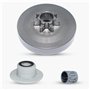 Accessoires d'outils .325-7T Cloche d'embrayage Entraînement Pignon droit Tambour Engrenage à vis sans fin pour tronçonneuse chi