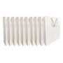 Ludi-Vin Lot de 10 Sacs en papier kraft blanc sans fenêtre pour 3 bouteilles de vin