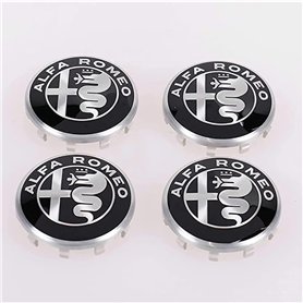 dzggs 4 pièces Auto Cache Moyeux pour Alfa Romeo Mito 147 156 159 166 50mm