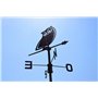 Louis Moulin Girouette Hibou 45x72,5 cm - Anthracite - Made in France