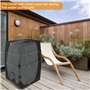 BAODBF Couverture Pompe Piscine,600D,Fixé avec des Boucles,53.8×38×43cm Housse de Pompe de Chauffage pour
