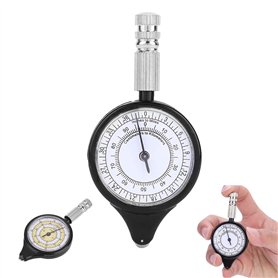 Belika Mesureur de Carte-Instrument de Mesure de Carte Plastique Mini calculateur de Distance Portable Outil d'arpentage adapté
