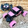 TURBO CHALLENGE - 4x4 Glam Stikers - Extreme Crawler - 098418 - Voiture Télécommandée - Rose - 1/18 - Prêt à Rouler - Batterie R