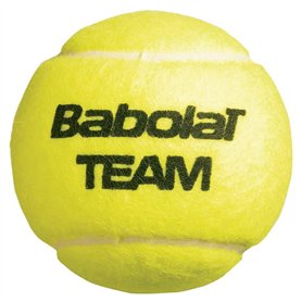 Babolat Team X 3 Balles de Tennis Jaune Taille Unique