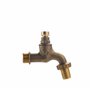 Robinet Extérieur avec Tête Cache Entrée mâle 15x21 - mâle 20x27 + raccord au Nez Ø15 NOYON & THIEBAULT