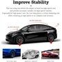 DdaiXQ Voiture Aileron Arrière pour VW Scirocco R GTS 2015-2018, Becquets Arrière Voiture Aileron Aile de Coffre arrière, Access