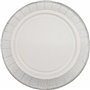 10 Assiettes Paillettes Argent en carton - 23cm