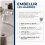 STARWAX - Rénovateur brillance pour marbre et pierres naturelles. Nettoie, ravive et fait briller. Polit et rénove la brillance.