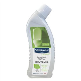 STARWAX SOLUVERT Détartrant en Gel pour WC et Broyeurs - 750ml - Idéal pour Dissoudre les Dépôts de Tartre - Parfum Menthe - Eco