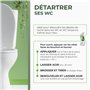 STARWAX SOLUVERT Détartrant en Gel pour WC et Broyeurs - 750ml - Idéal pour Dissoudre les Dépôts de Tartre - Parfum Menthe - Eco
