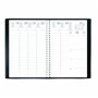 Agenda Semainier Civil OLYMPE S - Reliure spirale - Format : 16x24cm - Couverture Noire - 2024