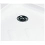 Wirquin 34210003 Bonde de douche James D50 sortie D40, gris