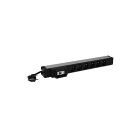 LEGRAND 646830 MULTIPRISE 19" 1U 6 PRISES AVEC DISJONCTEUR 16 A