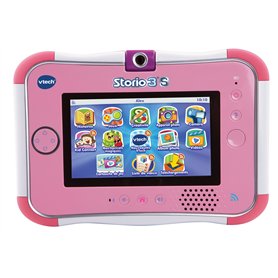 VTech - 158855 - Ordinateur pour Enfant - Console Storio 3s - Rose - sans Power Pack