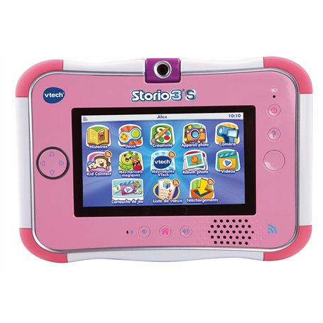 VTech - 158855 - Ordinateur pour Enfant - Console Storio 3s - Rose - sans Power Pack