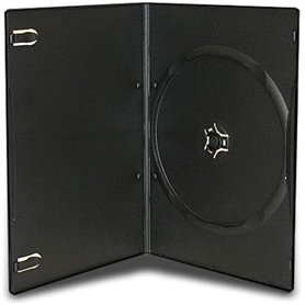 Dragon Trading Lot de 10 boîtiers Simples pour CD/DVD/Blu-Ray Tranche de 7 mm Compatible avec Tous Les Types de disques avec Cli