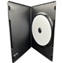 Dragon Trading Lot de 10 boîtiers Simples pour CD/DVD/Blu-Ray Tranche de 7 mm Compatible avec Tous Les Types de disques avec Cli