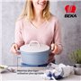 Beka Cocotte Papillon 28 cm - Cocotte en fonte aluminium et couvercle en céramique - Cocotte antiadhésive avec revêtement en cér