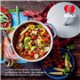Beka Cocotte Papillon 28 cm - Cocotte en fonte aluminium et couvercle en céramique - Cocotte antiadhésive avec revêtement en cér