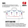 Beka Cocotte Papillon 28 cm - Cocotte en fonte aluminium et couvercle en céramique - Cocotte antiadhésive avec revêtement en cér