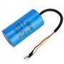Condensateur CD60 Run 250V AC 600uF 50/60Hz avec condensateur rond à sortie de fil pour compresseur d'air de moteur, adapté pour