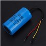 Condensateur CD60 Run 250V AC 600uF 50/60Hz avec condensateur rond à sortie de fil pour compresseur d'air de moteur, adapté pour